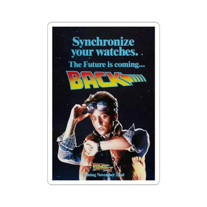 Back to the Future Part II 1989 Movie Poster STICKER Vinyl Die-Cut Decal 3 Inch - The Sticker Space