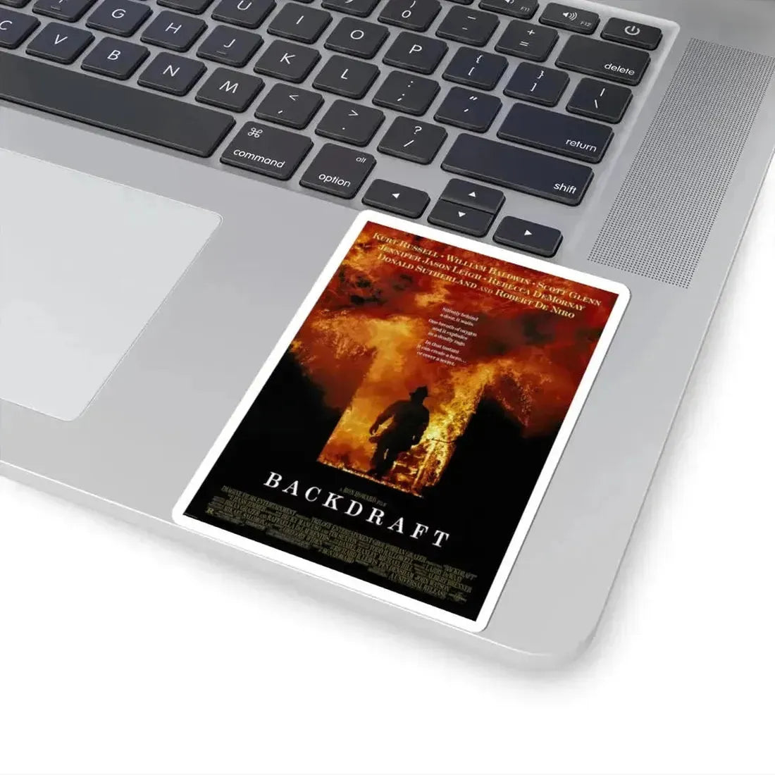 Backdraft 1991 Movie Poster - STICKER Vinyl Kiss-Cut Decal - The Sticker Space