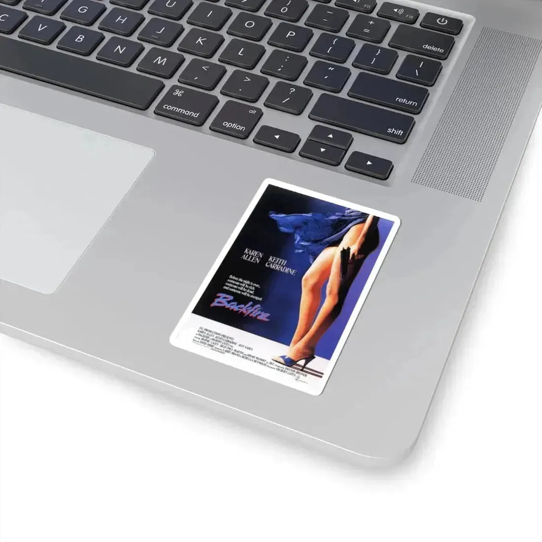 Backfire 1987 Movie Poster - STICKER Vinyl Kiss-Cut Decal - The Sticker Space