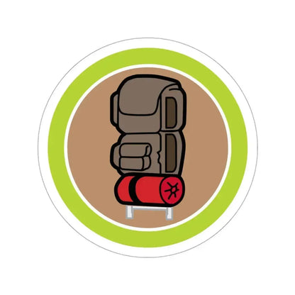 Backpacking (Boy Scouts Merit Badge) STICKER Vinyl Die-Cut Decal 3 Inch - The Sticker Space