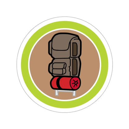 Backpacking (Boy Scouts Merit Badge) STICKER Vinyl Die-Cut Decal 4 Inch - The Sticker Space