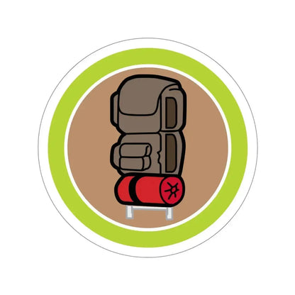 Backpacking (Boy Scouts Merit Badge) STICKER Vinyl Die-Cut Decal 5 Inch - The Sticker Space