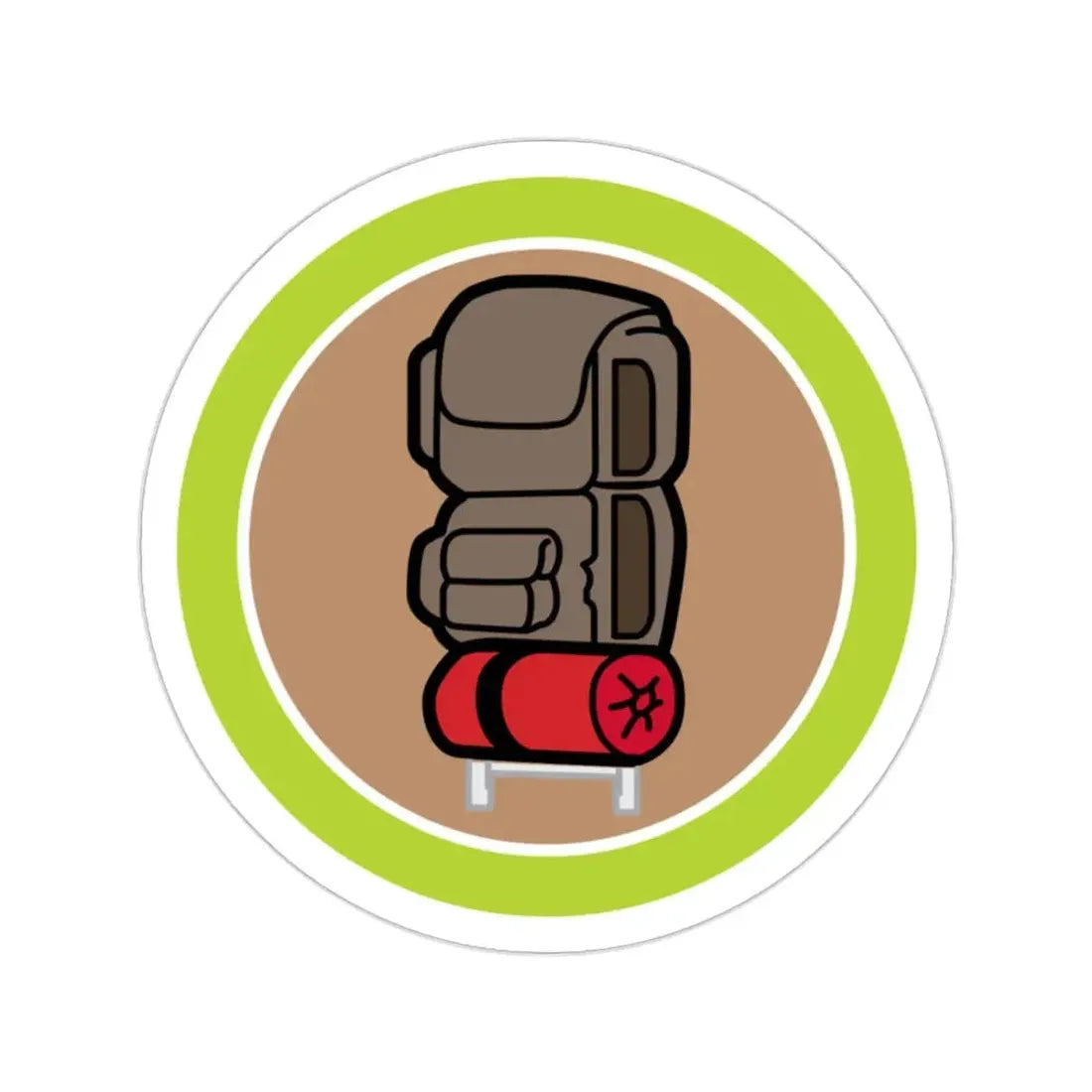 Backpacking (Boy Scouts Merit Badge) STICKER Vinyl Die-Cut Decal - The Sticker Space