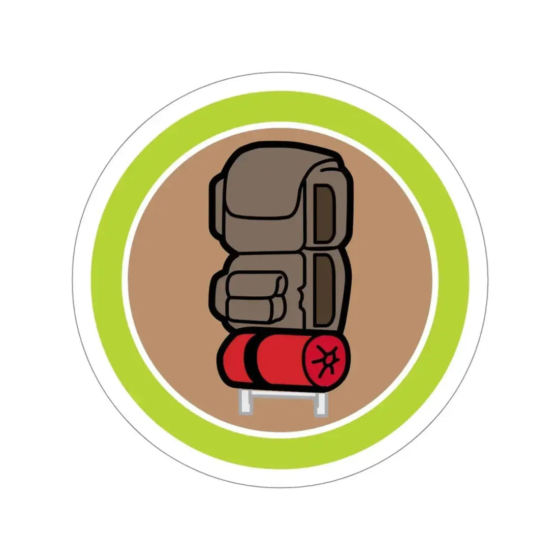 Backpacking (Boy Scouts Merit Badge) STICKER Vinyl Die-Cut Decal - The Sticker Space