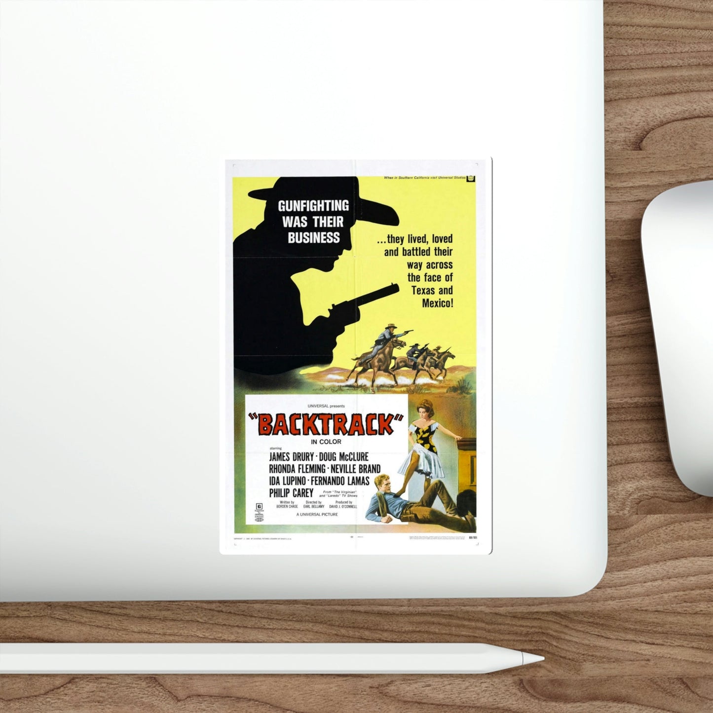 Backtrack 1969 Movie Poster STICKER Vinyl Die-Cut Decal-The Sticker Space