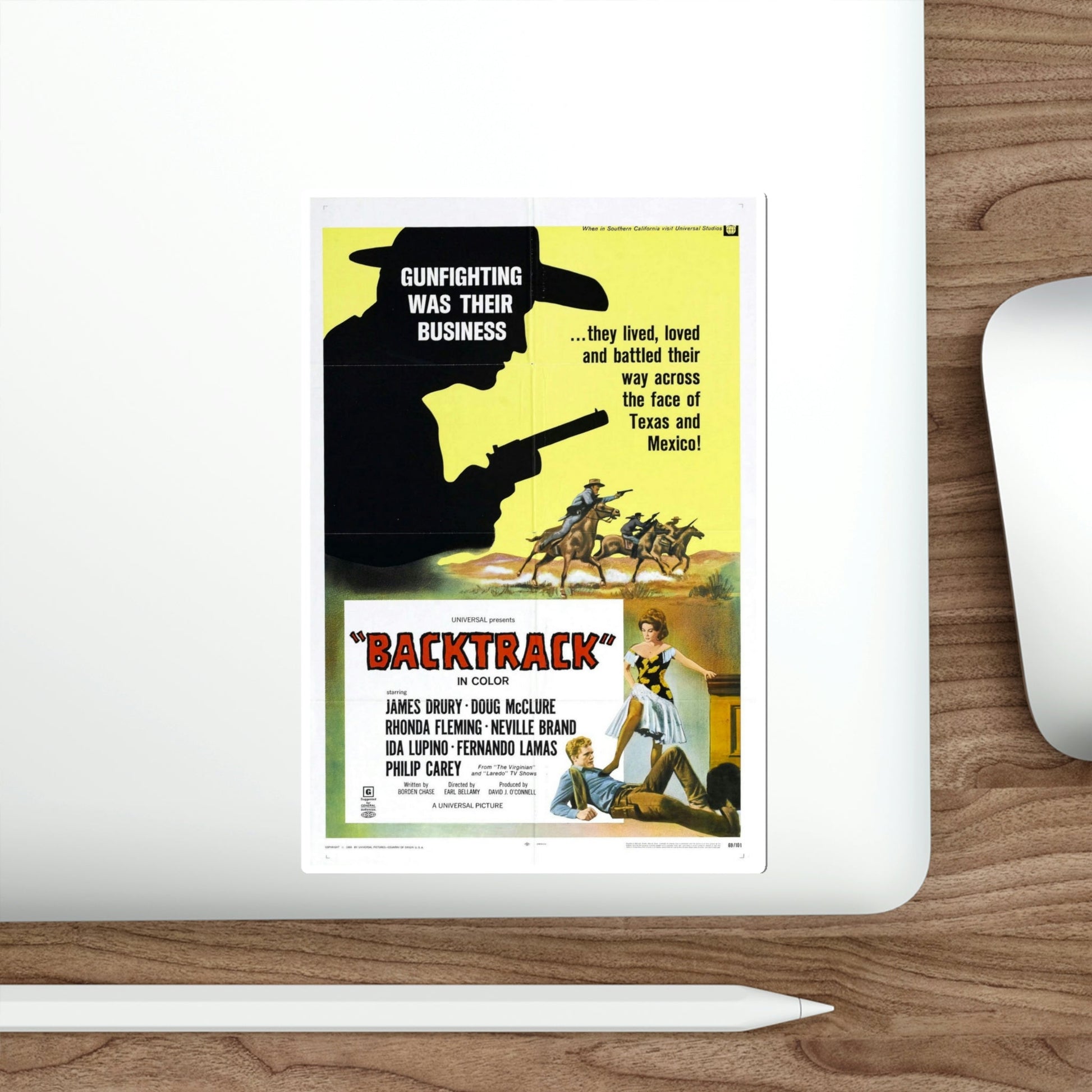 Backtrack 1969 Movie Poster STICKER Vinyl Die-Cut Decal-The Sticker Space