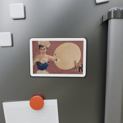 Backyard Chef (Magazine Illustration) Refrigerator Magnet-The Sticker Space