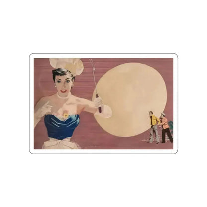 Backyard Chef (Magazine Illustration) STICKER Vinyl Die-Cut Decal - The Sticker Space