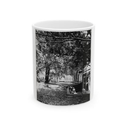 Backyard (U.S. Civil War) White Coffee Mug-11oz-The Sticker Space