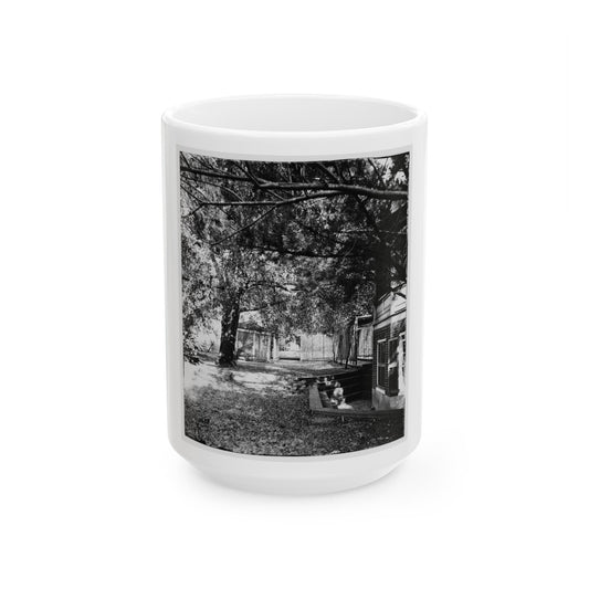 Backyard (U.S. Civil War) White Coffee Mug-15oz-The Sticker Space