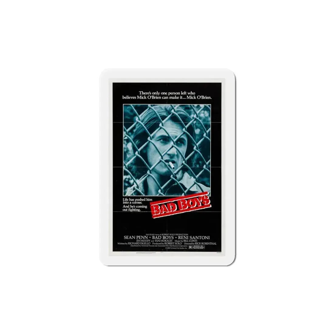 Bad Boys 1983 Movie Poster Refrigerator Magnet 6 Inch - The Sticker Space