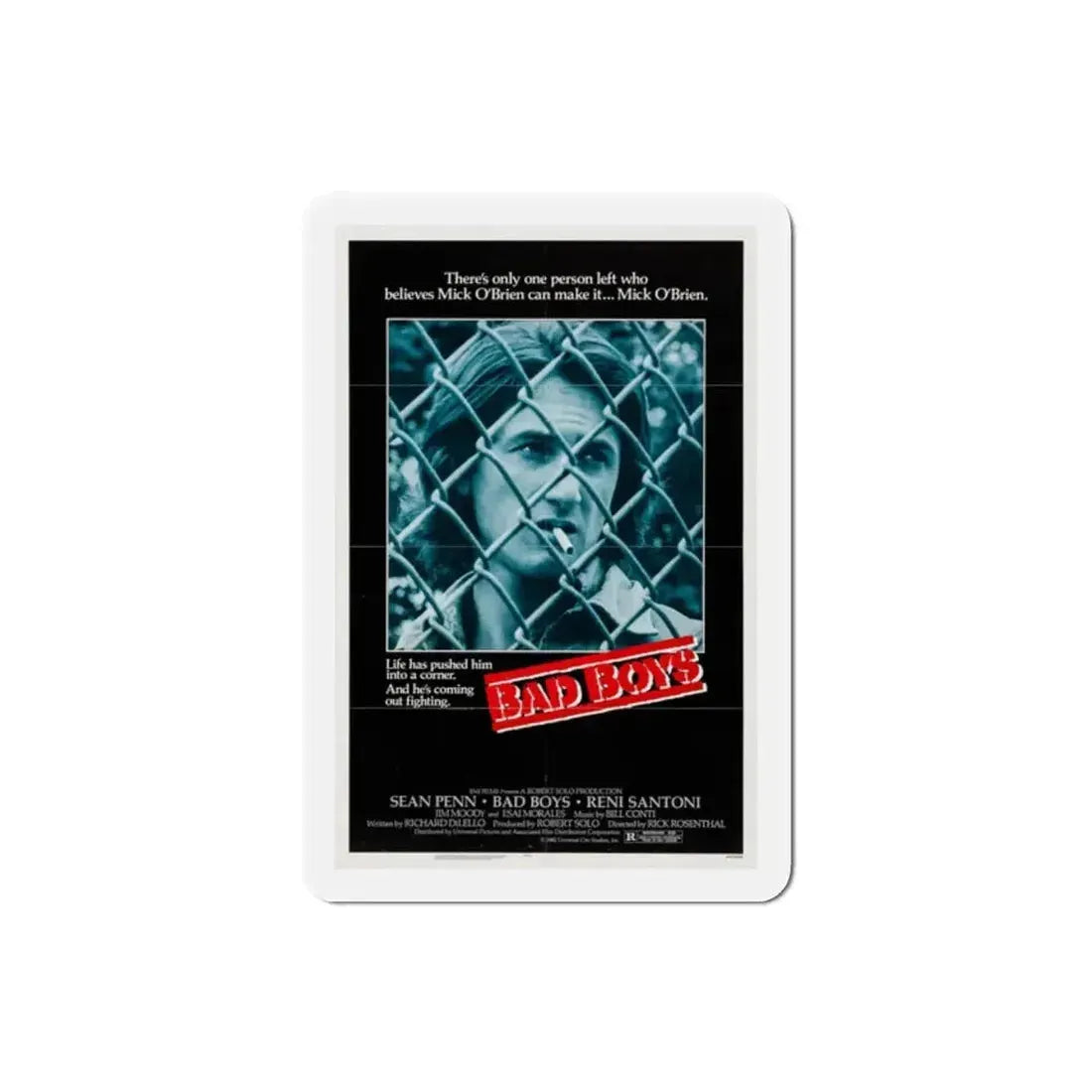 Bad Boys 1983 Movie Poster Refrigerator Magnet - The Sticker Space