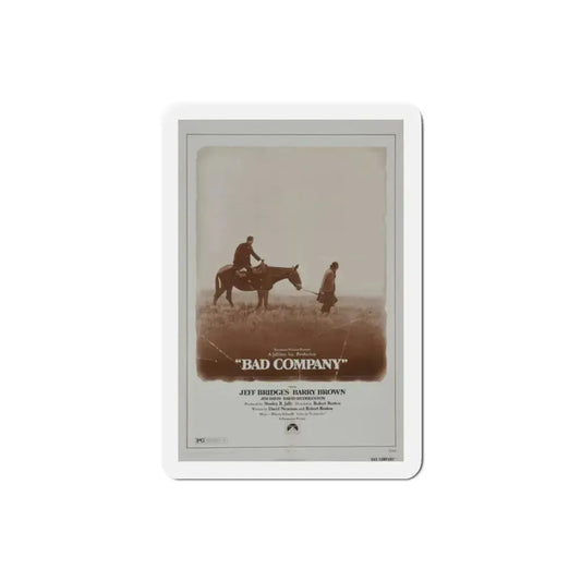 Bad Company 1972 Movie Poster Refrigerator Magnet 2 Inch - The Sticker Space