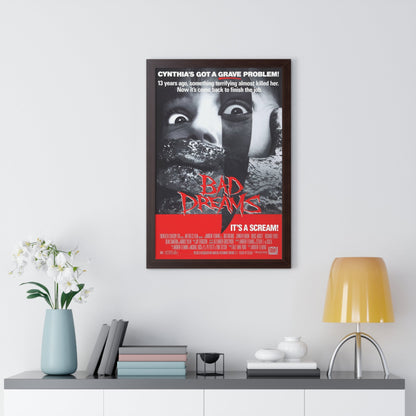 BAD DREAMS 1988 - Framed Movie Poster-The Sticker Space