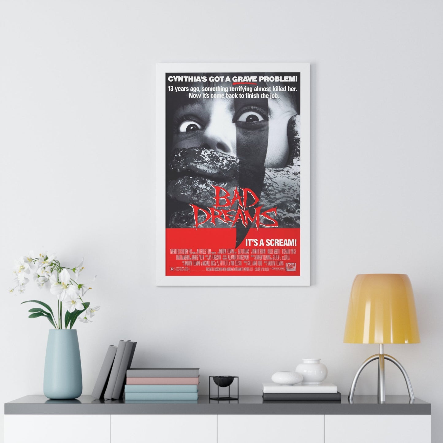 BAD DREAMS 1988 - Framed Movie Poster-The Sticker Space