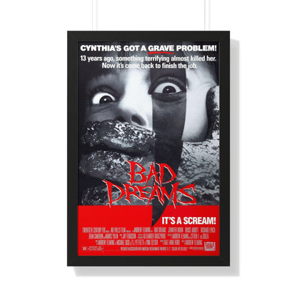 BAD DREAMS 1988 - Framed Movie Poster-20" x 30"-The Sticker Space