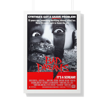 BAD DREAMS 1988 - Framed Movie Poster-20" x 30"-The Sticker Space