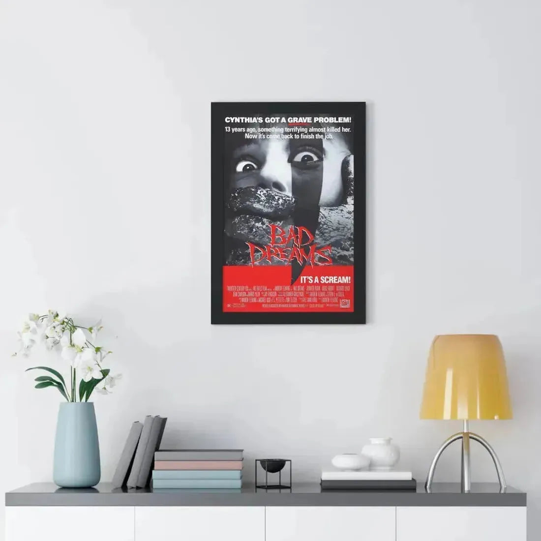 BAD DREAMS 1988 - Framed Movie Poster - The Sticker Space
