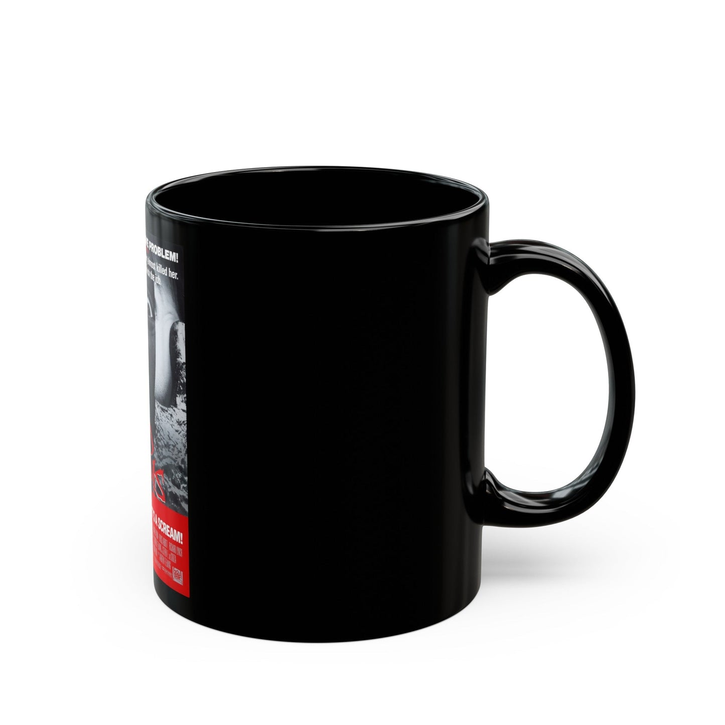 BAD DREAMS 1988 Movie Poster - Black Coffee Mug-The Sticker Space