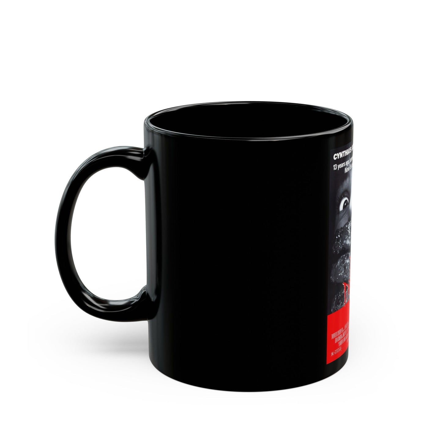 BAD DREAMS 1988 Movie Poster - Black Coffee Mug-The Sticker Space