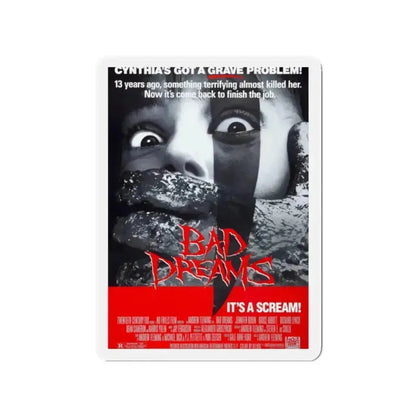 BAD DREAMS 1988 Movie Poster - Refrigerator Magnet - The Sticker Space