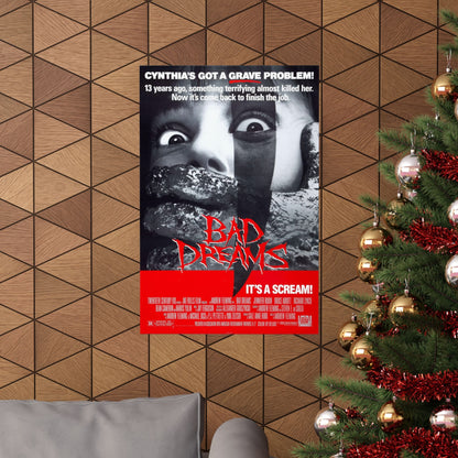 BAD DREAMS 1988 - Paper Movie Poster-The Sticker Space