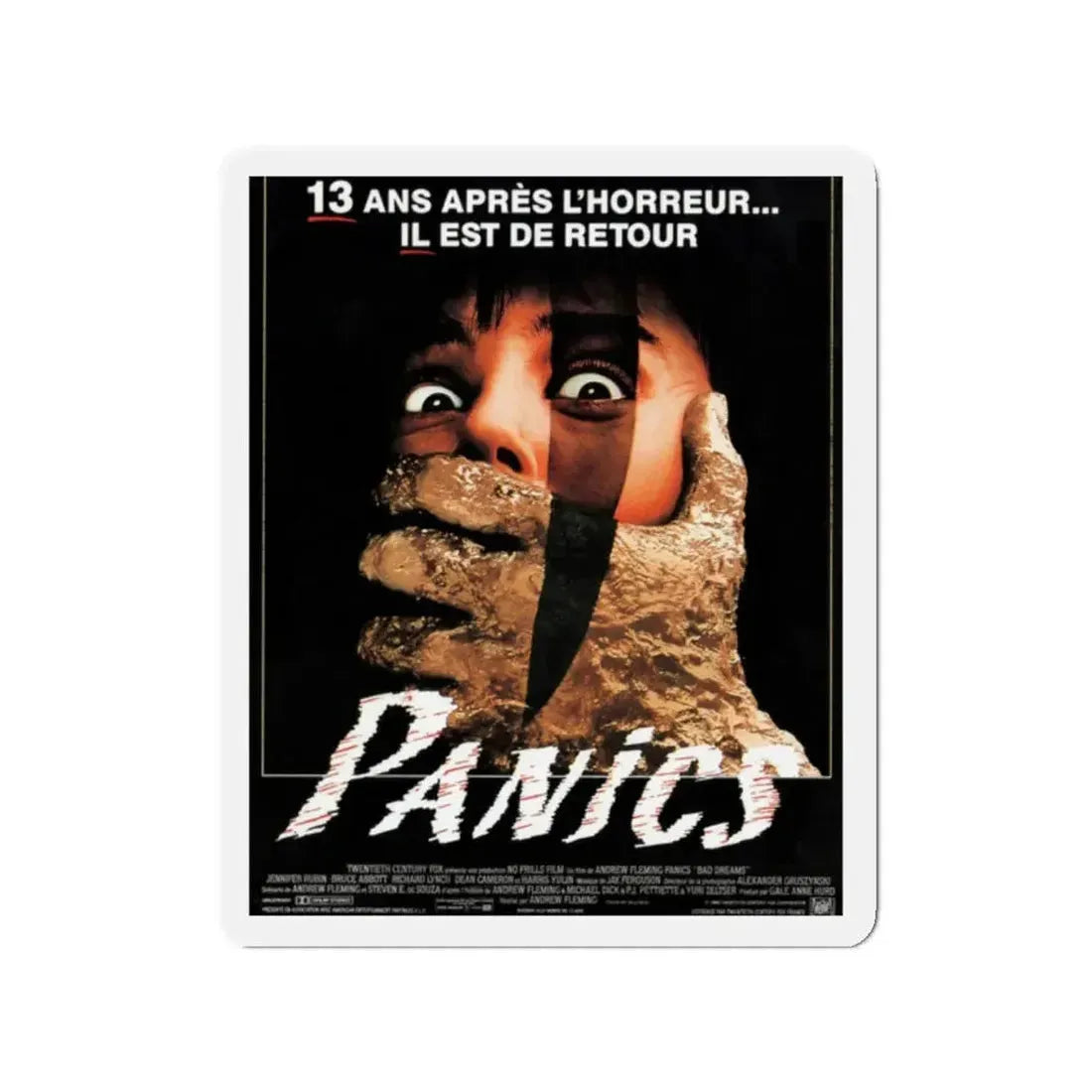 BAD DREAMS (2) 1988 Movie Poster - Refrigerator Magnet 2 Inch - The Sticker Space