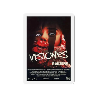 BAD DREAMS (SPANISH) 1988 Movie Poster - Refrigerator Magnet 3 Inch - The Sticker Space