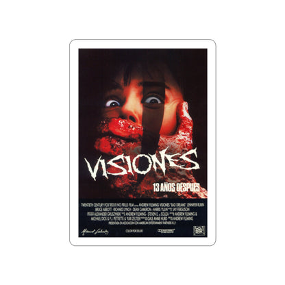 BAD DREAMS (SPANISH) 1988 Movie Poster STICKER Vinyl Die-Cut Decal-2 Inch-The Sticker Space