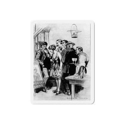 Bad Films Prove People Are Good, Screenland, February 1923 (Magazine Illustration) Refrigerator Magnet 5 Inch Die-Cut - The Sticker Space