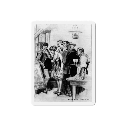 Bad Films Prove People Are Good, Screenland, February 1923 (Magazine Illustration) Refrigerator Magnet 6 Inch Die-Cut - The Sticker Space