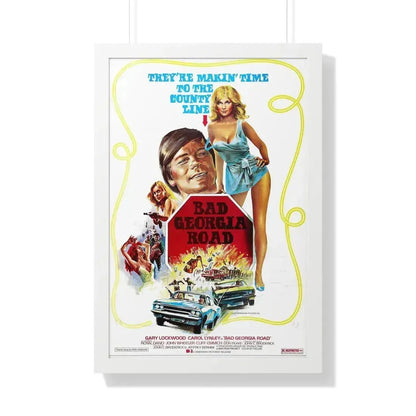 BAD GEORGIA ROAD 1977 - Framed Movie Poster 20" x 30" White - The Sticker Space