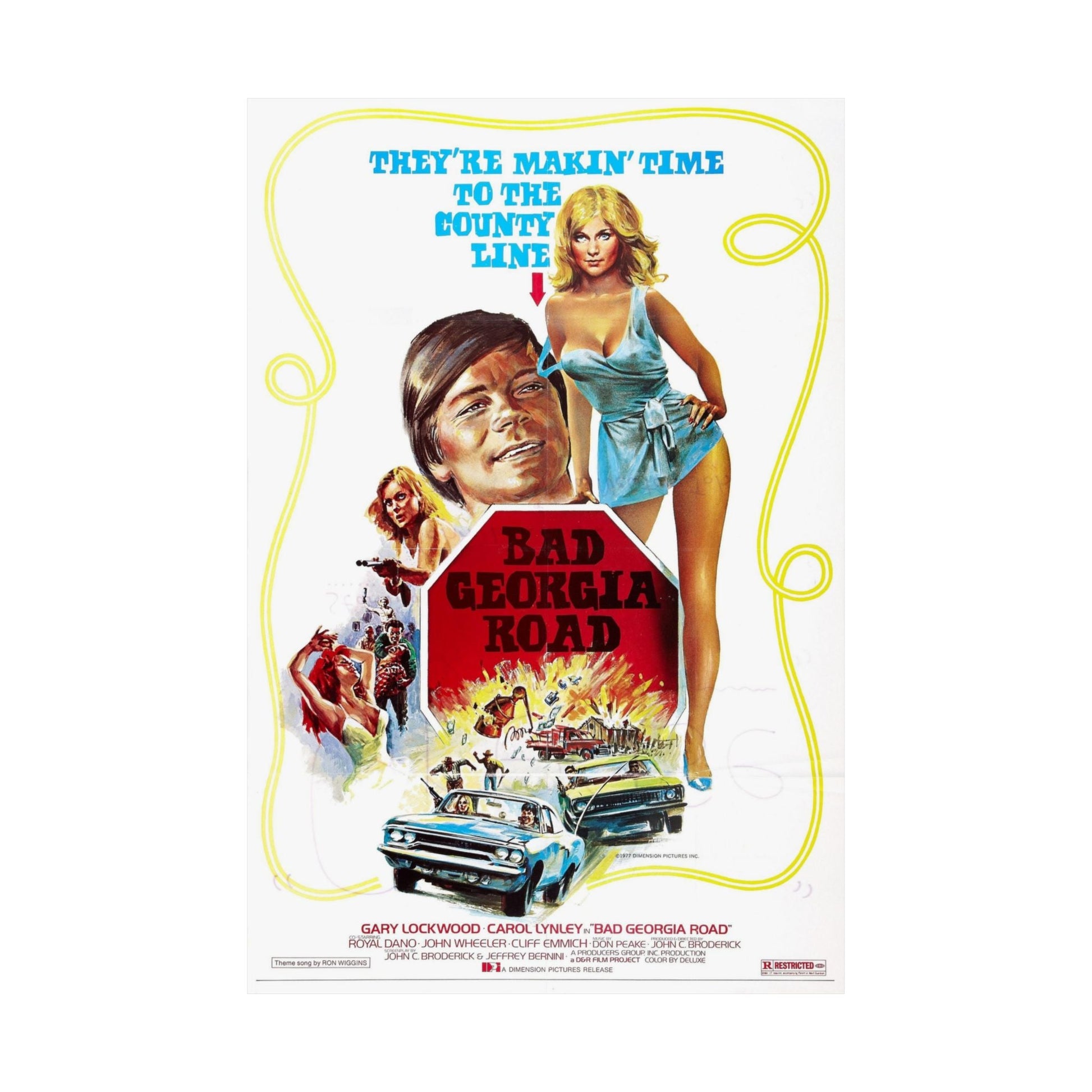 BAD GEORGIA ROAD 1977 - Paper Movie Poster-The Sticker Space