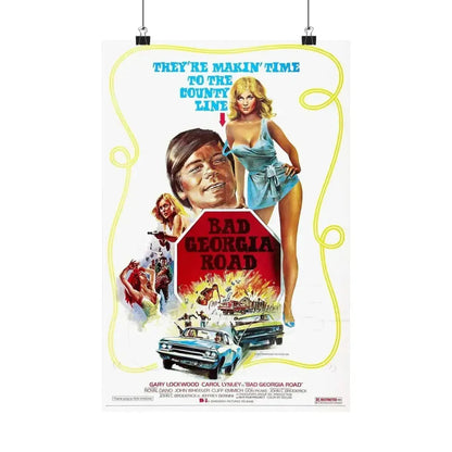 BAD GEORGIA ROAD 1977 - Paper Movie Poster - The Sticker Space