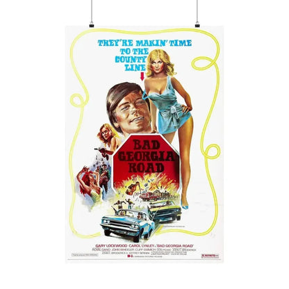 BAD GEORGIA ROAD 1977 - Paper Movie Poster - The Sticker Space