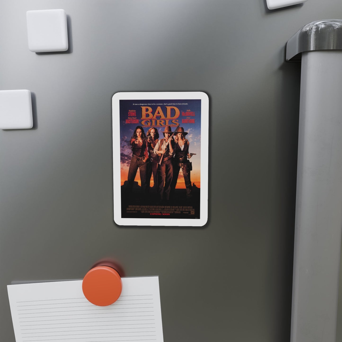 Bad Girls 1994 Movie Poster Die-Cut Magnet-The Sticker Space