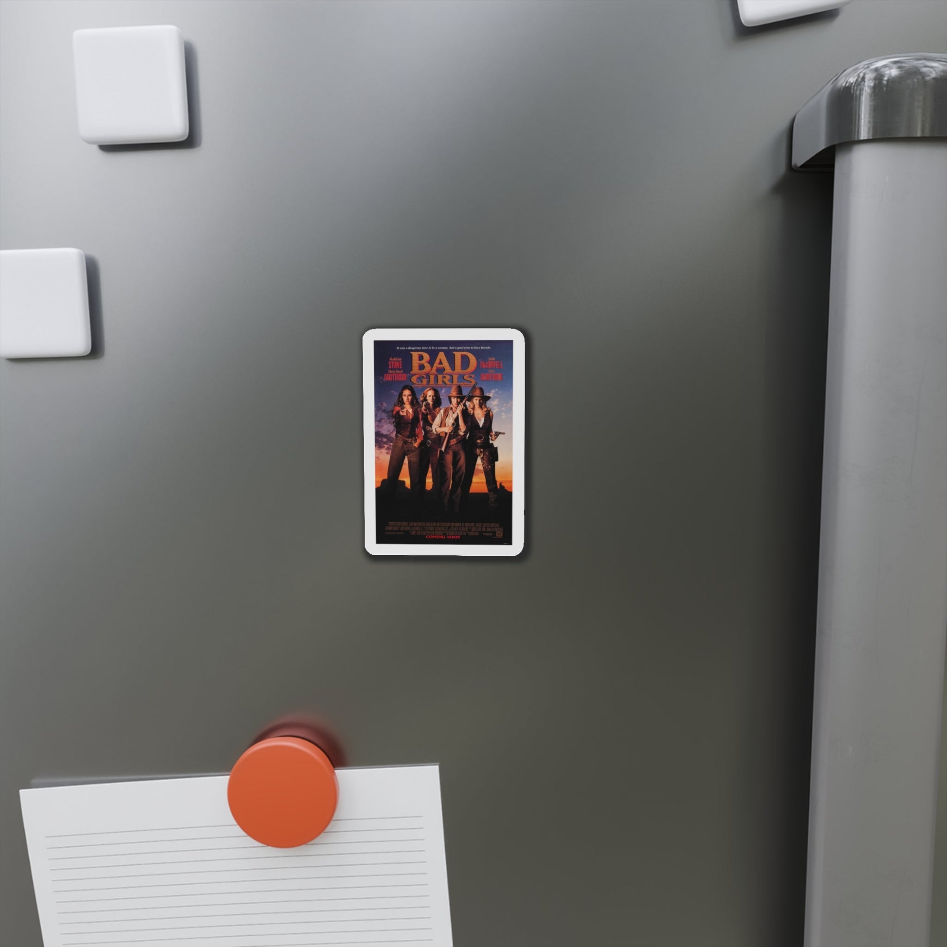 Bad Girls 1994 Movie Poster Die-Cut Magnet-The Sticker Space