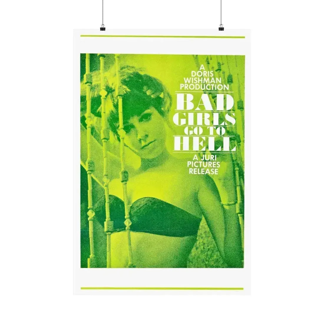 BAD GIRLS GO TO HELL 1965 - Paper Movie Poster 24″ x 36″ Matte - The Sticker Space