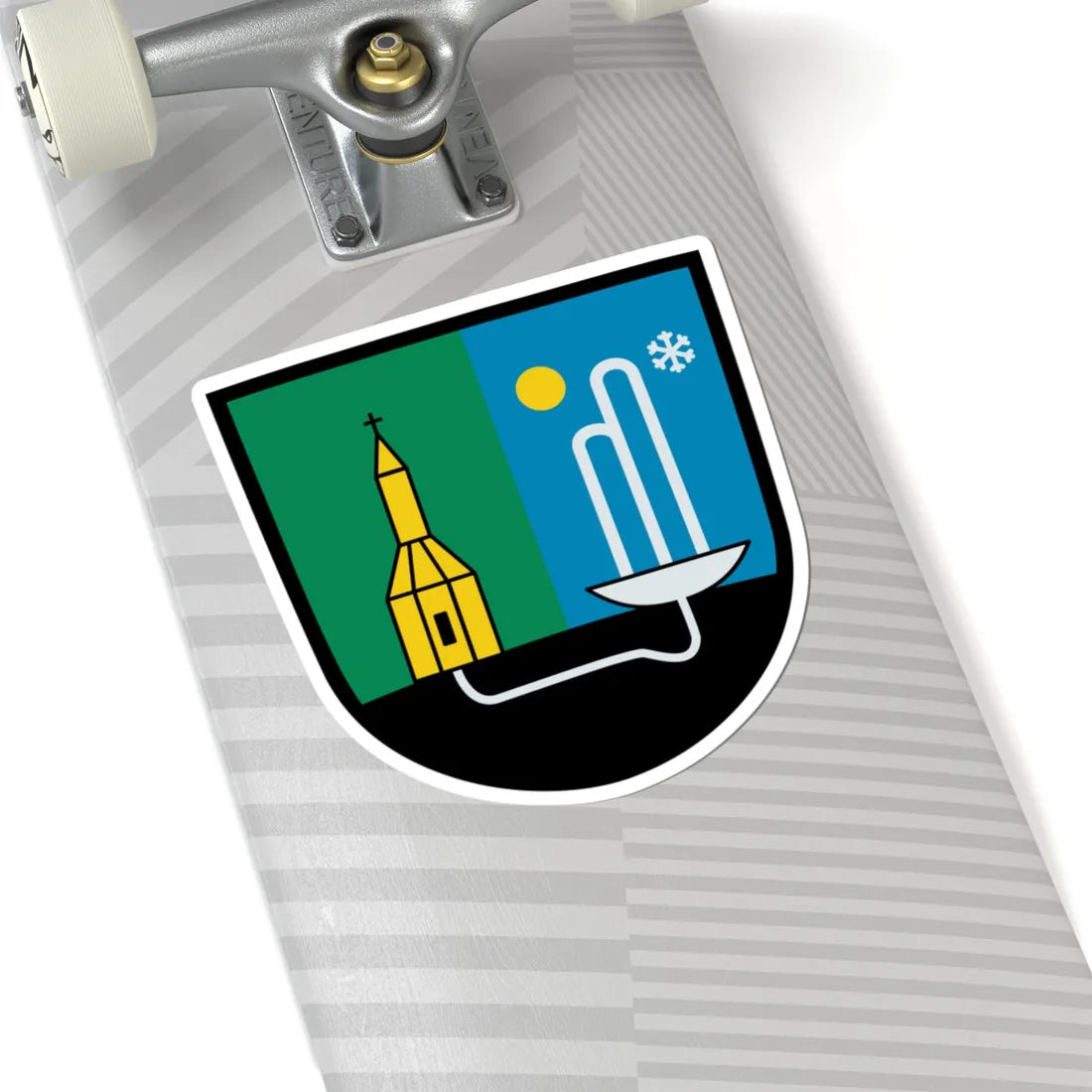 Bad Kleinkirchheim CoA (Austria) (Coat of Arms) STICKER Vinyl Kiss-Cut Decal - The Sticker Space