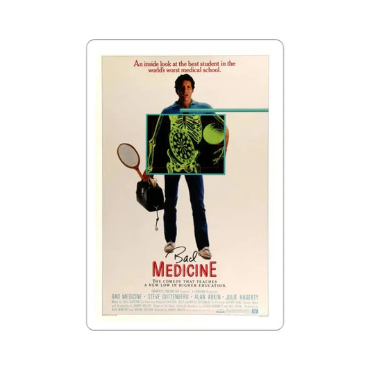 Bad Medicine 1985 Movie Poster STICKER Vinyl Die-Cut Decal 2 Inch - The Sticker Space