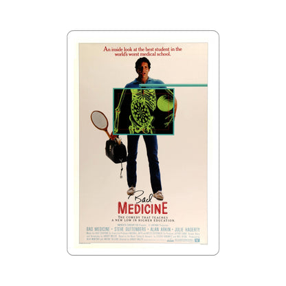 Bad Medicine 1985 Movie Poster STICKER Vinyl Die-Cut Decal-4 Inch-The Sticker Space