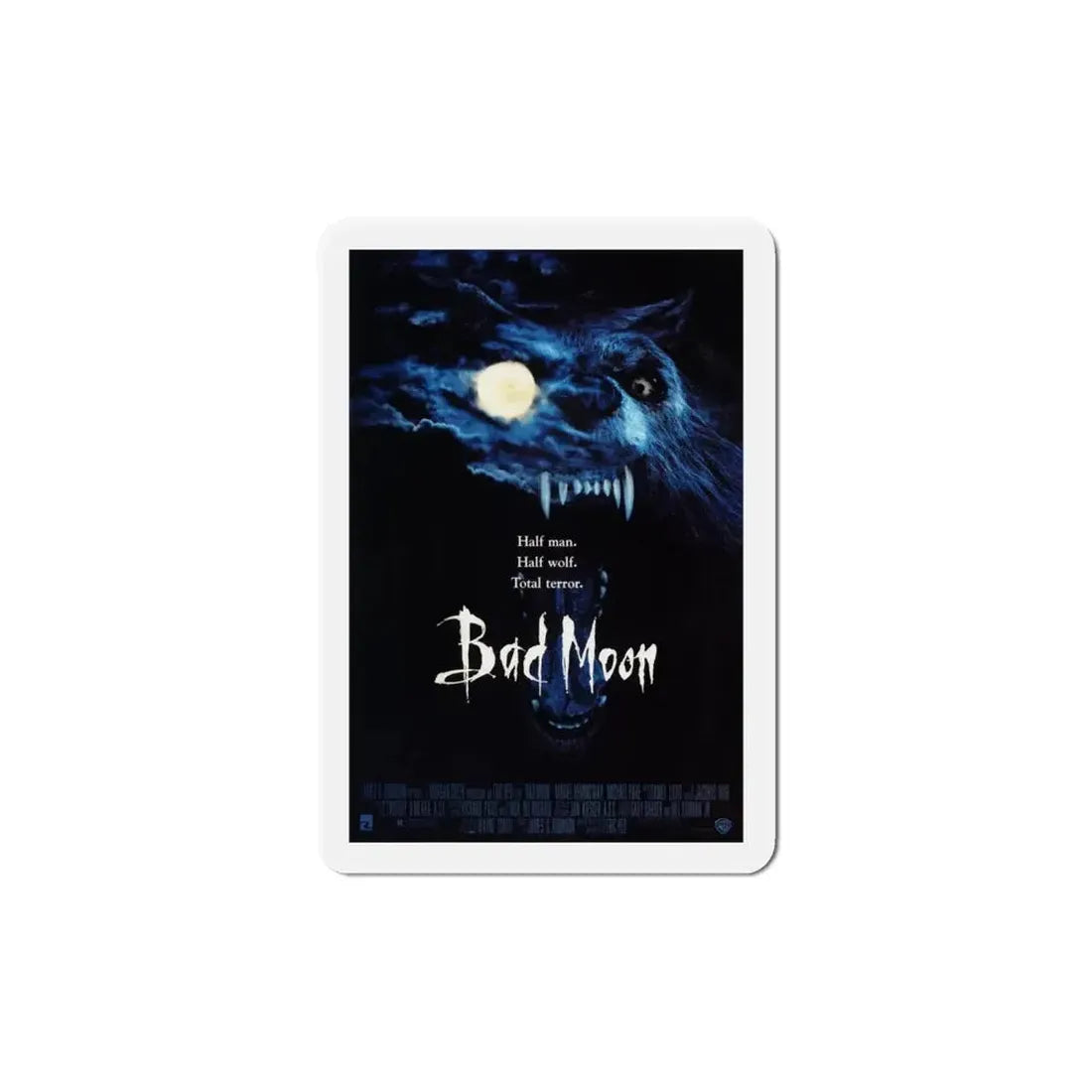 Bad Moon 1996 Movie Poster Refrigerator Magnet - The Sticker Space
