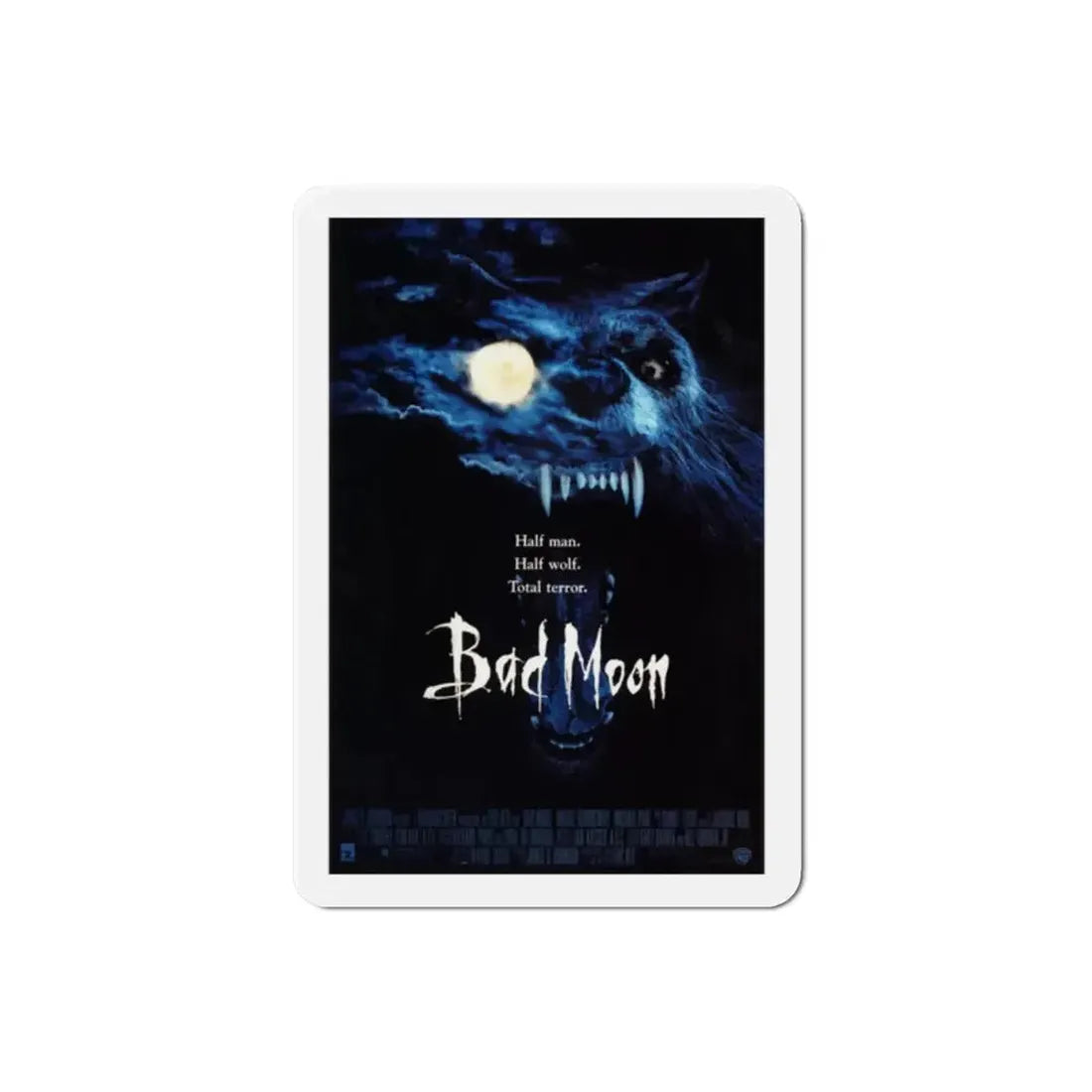 Bad Moon 1996 Movie Poster Refrigerator Magnet - The Sticker Space