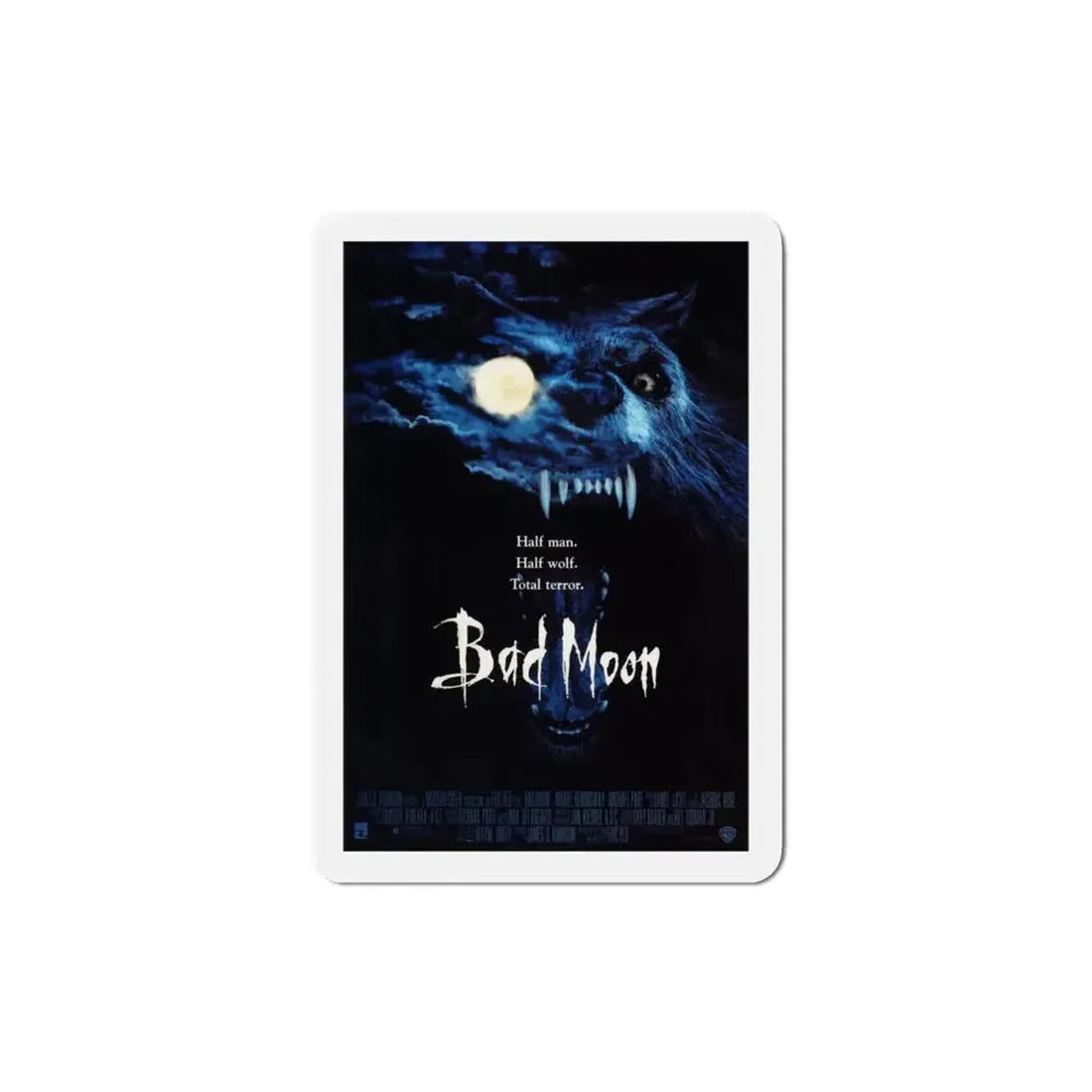 Bad Moon 1996 Movie Poster Refrigerator Magnet - The Sticker Space