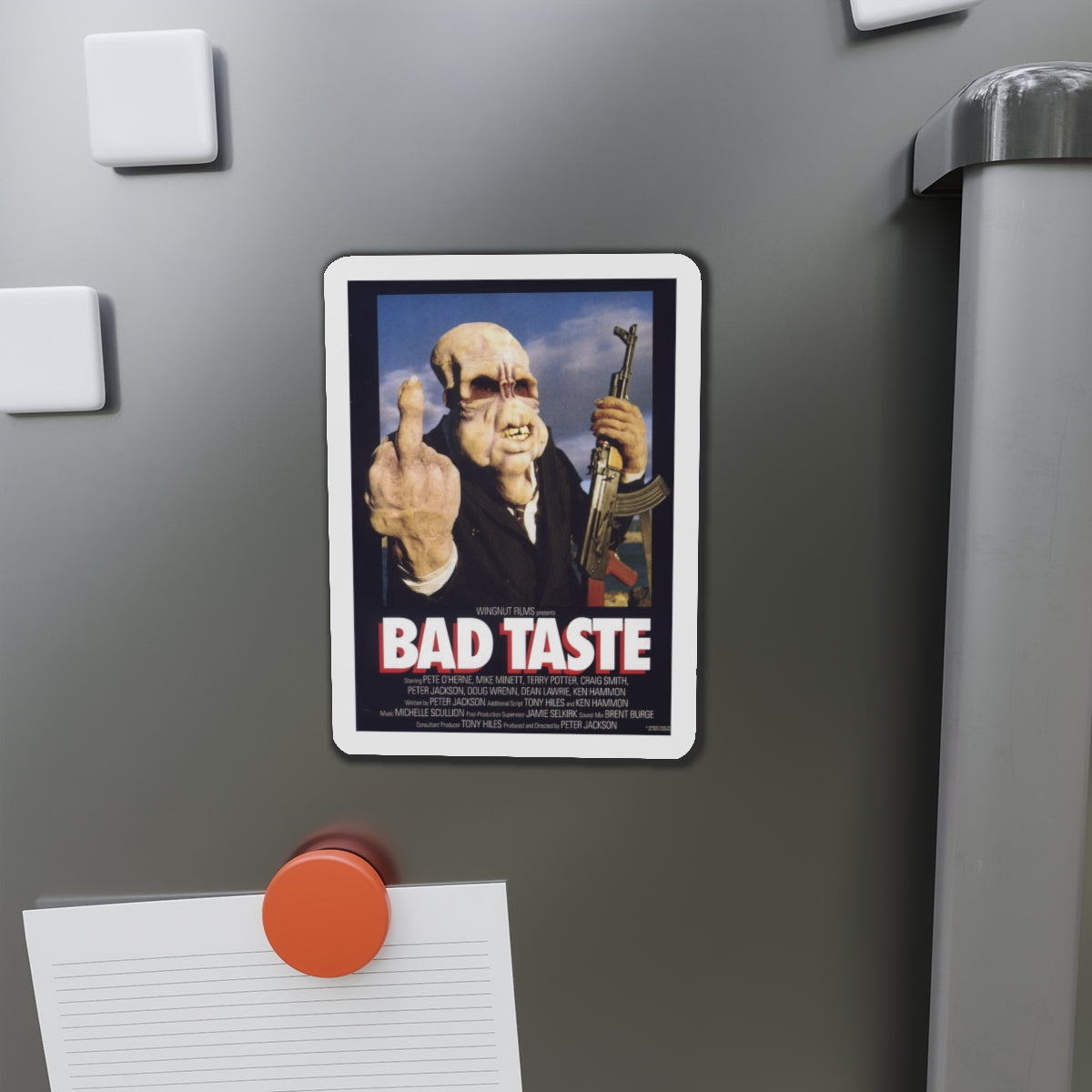 BAD TASTE 1987 Movie Poster - Die-Cut Magnet-The Sticker Space