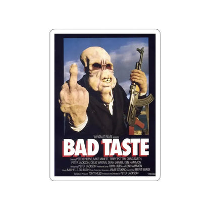 BAD TASTE 1987 Movie Poster STICKER Vinyl Die-Cut Decal - The Sticker Space