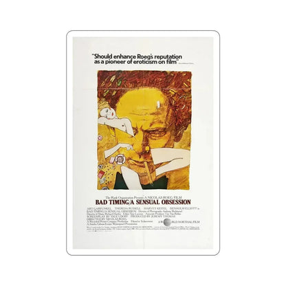 Bad Timing A Sensual Obsession 1980 Movie Poster STICKER Vinyl Die-Cut Decal - The Sticker Space