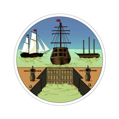 Badge of Bermuda STICKER Vinyl Die-Cut Decal 6 Inch - The Sticker Space