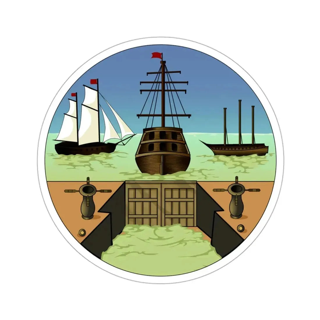 Badge of Bermuda STICKER Vinyl Die-Cut Decal - The Sticker Space