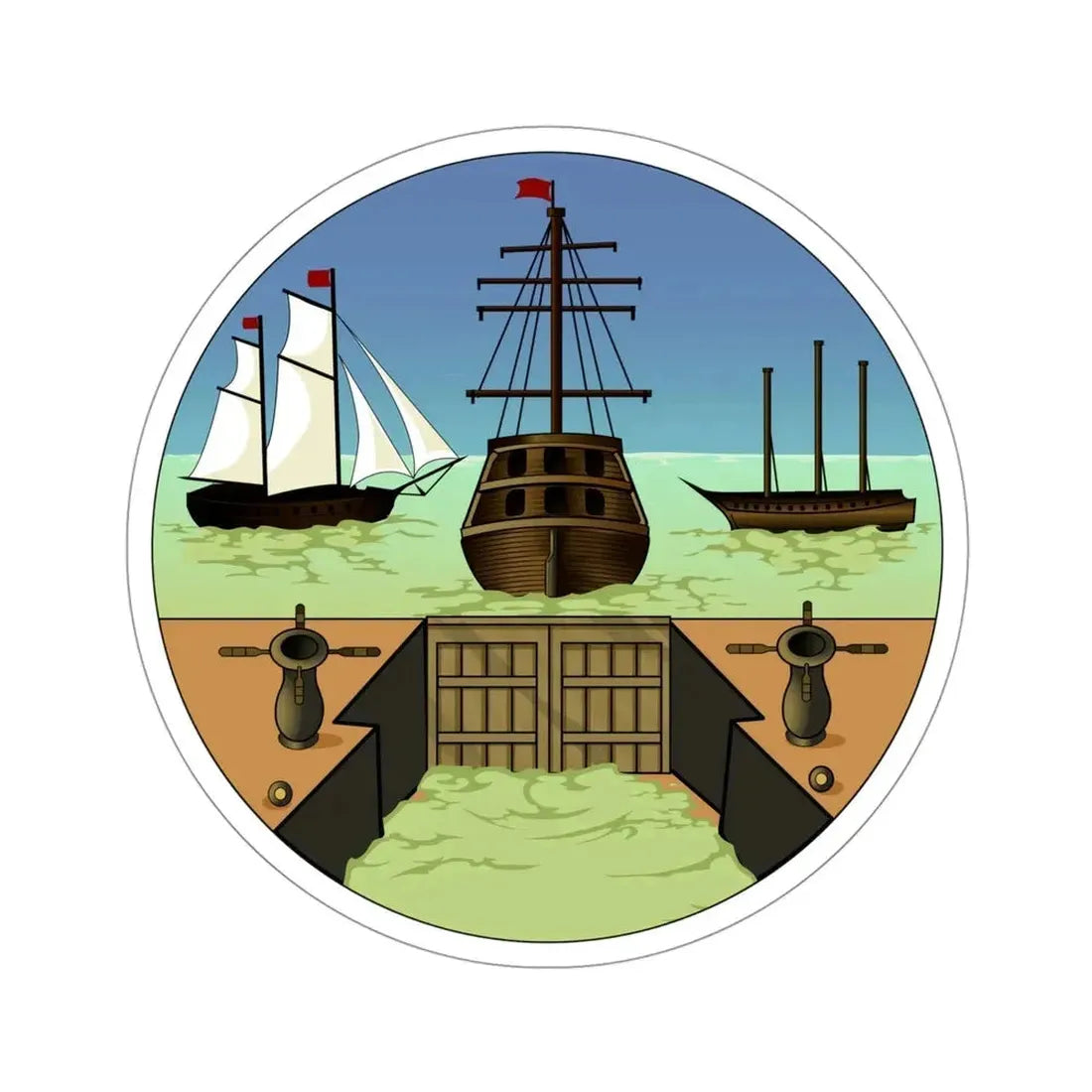 Badge of Bermuda STICKER Vinyl Die-Cut Decal - The Sticker Space